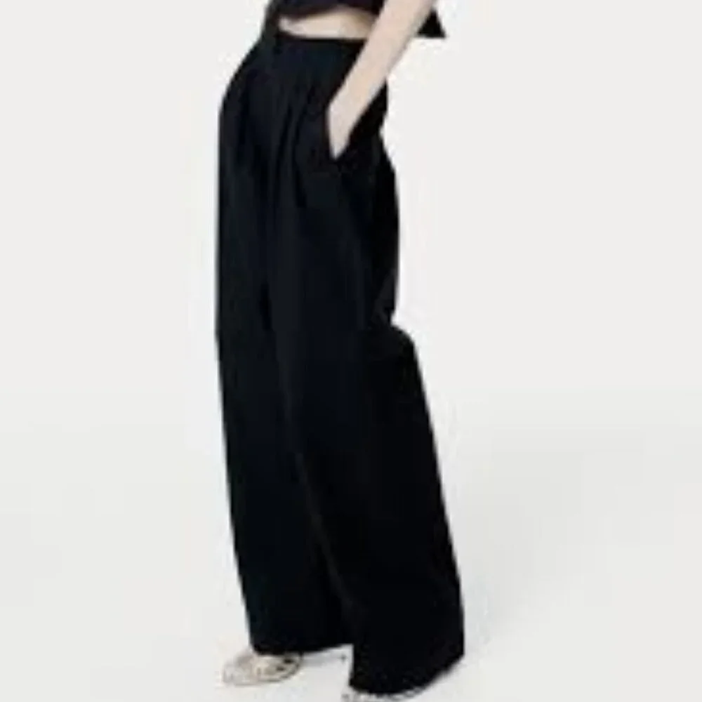 Zara  Women Pants Black Size S